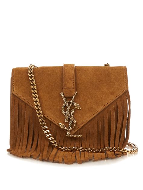 ysl brown signature bag|yves saint laurent bag price.